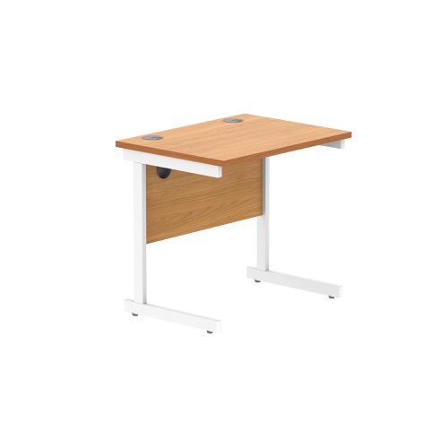 Astin Rectangular Single Upright Cantilever Desk is a durable and spacious office desk suitable for use in any setting. The Astin desk features a cantilever frame, 25mm thick desktop and 80mm cable ports fitted as standard.