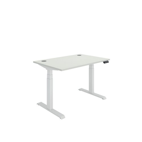 Polaris Dual Motor Sit/Stand Desk 1200x800 White/White KF800109