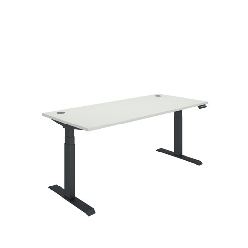 Polaris Dual Motor Sit/Stand Desk 1800x800 White/Black KF800143