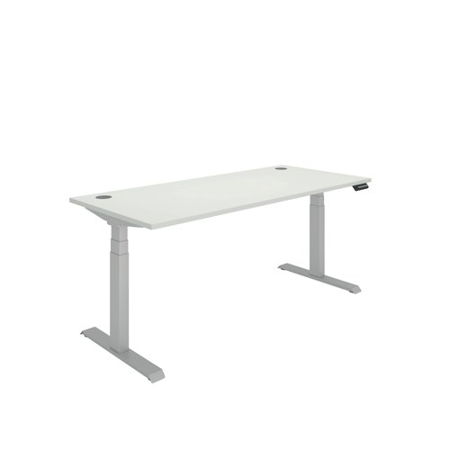 Polaris Dual Motor Sit/Stand Desk 1800x800 White/Silver KF800144