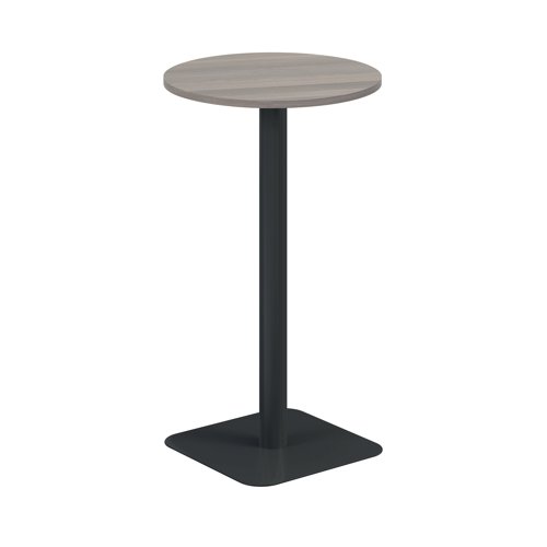 Jemini Origin 600mm High Table Grey Oak/Black KF800148