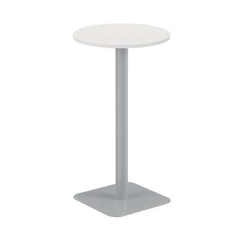 Jemini Origin 600mm High Table White/Silver KF800157