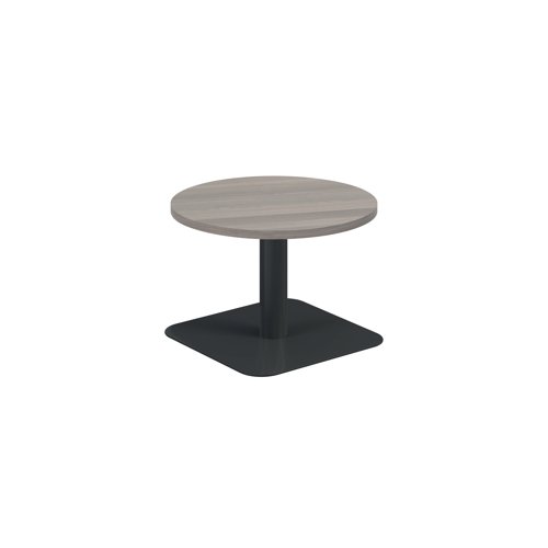 Jemini Origin 600mm Low Table Grey Oak/Black KF800165