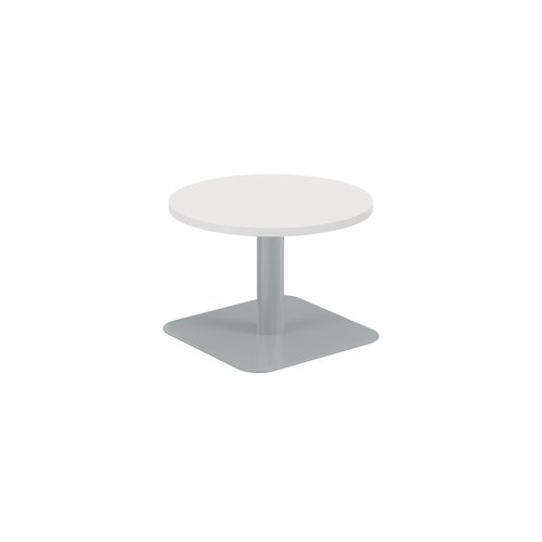 Jemini Origin 600mm Low Table White/Silver KF800178