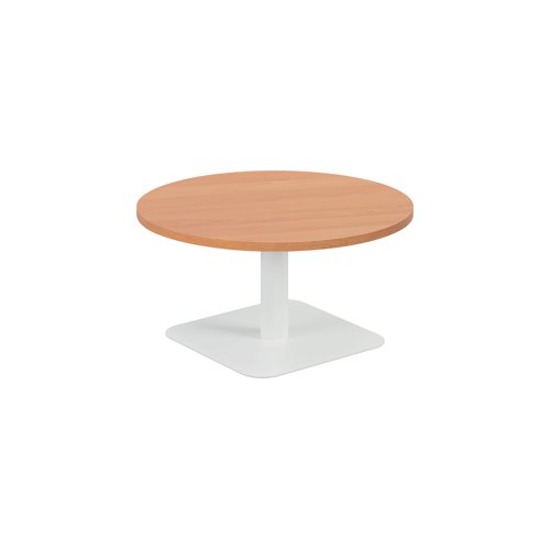 Jemini Origin 800mm Low Table Beech/White KF800189