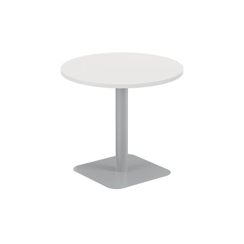 Jemini Origin 800mm Mid Table White/Silver KF800214