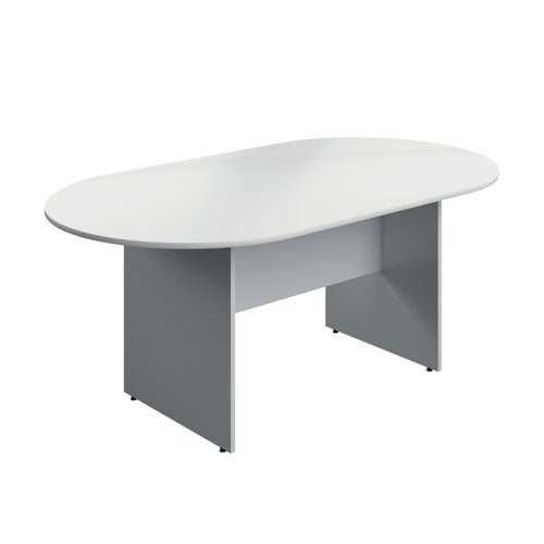 Serrion Wooden Boardroom Table 1800x1000x730mm White KF800287