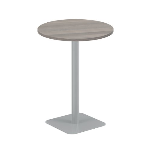 Jemini Origin 800mm High Table Grey Oak/Silver KF800360