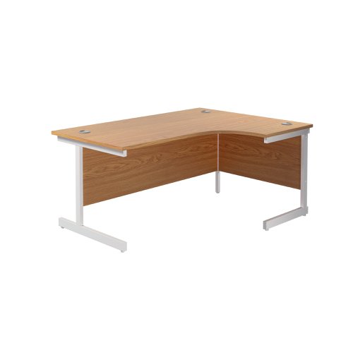 Jemini Radial Right Hand Cantilever Desk 1800x1200x730mm Nova Oak KF802163