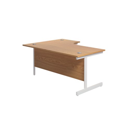 Jemini Radial Right Hand Cantilever Desk 1800x1200x730mm Nova Oak KF802163