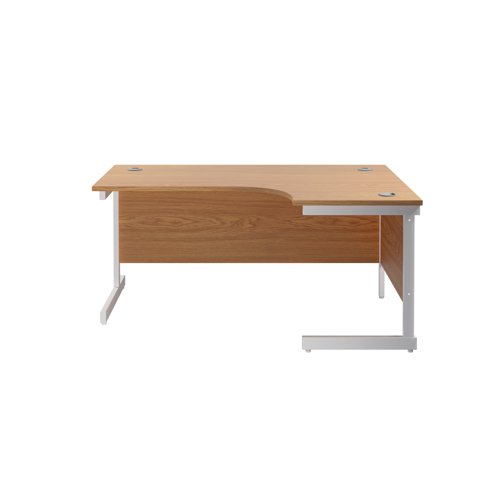 Jemini Radial Right Hand Cantilever Desk 1800x1200x730mm Nova Oak KF802163