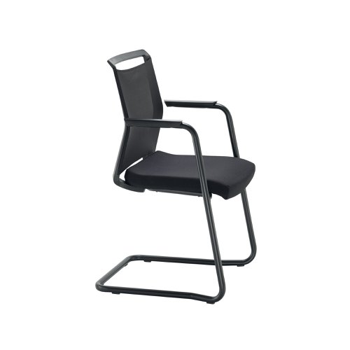 Jemini Stealth Visitor Chair Black KF80306 | VOW