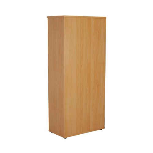 First 4 Shelf Wooden Bookcase 800x450x1800mm Beech KF803713 | VOW