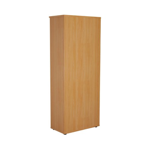 First 4 Shelf Wooden Bookcase 800x450x2000mm Beech KF803744