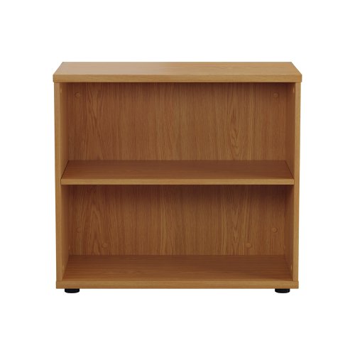 First 1 Shelf Wooden Bookcase 800x450x700mm Nova Oak KF803782 | VOW