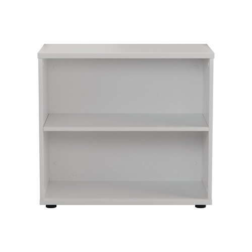 First 1 Shelf Wooden Bookcase 800x450x700mm White KF803799 | VOW