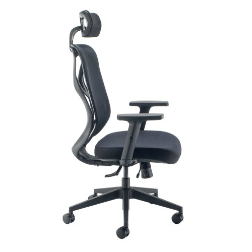 Jemini Stealth Operator Chair with Height Adjustable Arms Black KF80386