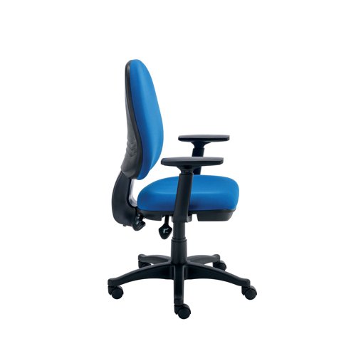 Astin Nesta Operator Chair with Adjustable Arms 590x900x1050mm Royal Blue KF803947