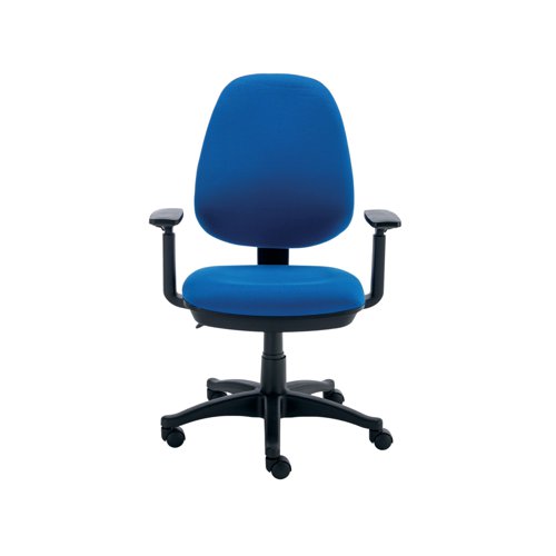 Astin Nesta Operator Chair with Adjustable Arms 590x900x1050mm Royal Blue KF803947