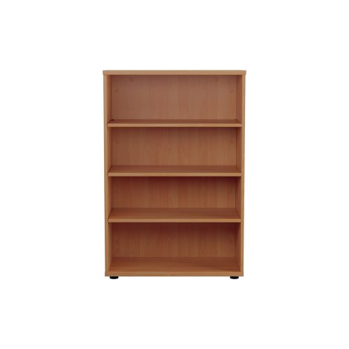 Jemini Wooden Bookcase 800x450x1200mm Beech KF810216