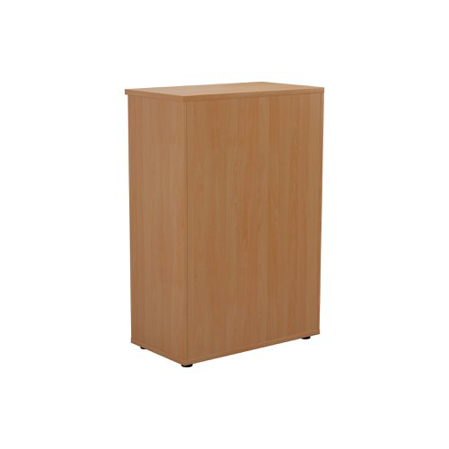 Jemini Wooden Bookcase 800x450x1200mm Beech KF810216 | VOW