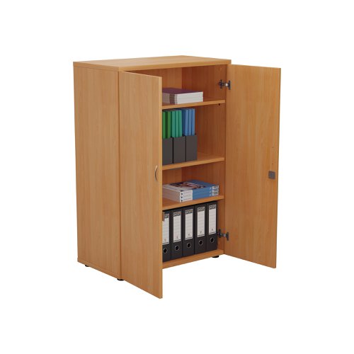 Jemini Wooden Cupboard 800x450x1200mm Beech KF810223 | VOW