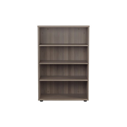 Jemini Wooden Bookcase 800x450x1200mm Grey Oak KF810346 | VOW