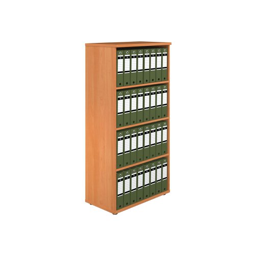 Jemini Wooden Bookcase 800x450x1600mm Beech KF810384