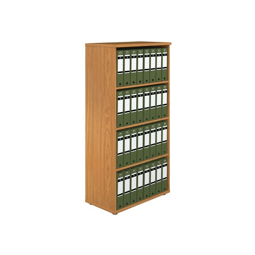 Jemini Wooden Bookcase 800x450x1600mm Nova Oak KF810537 | VOW