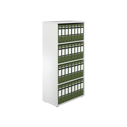 Jemini Wooden Bookcase 800x450x1600mm White KF810544 | VOW