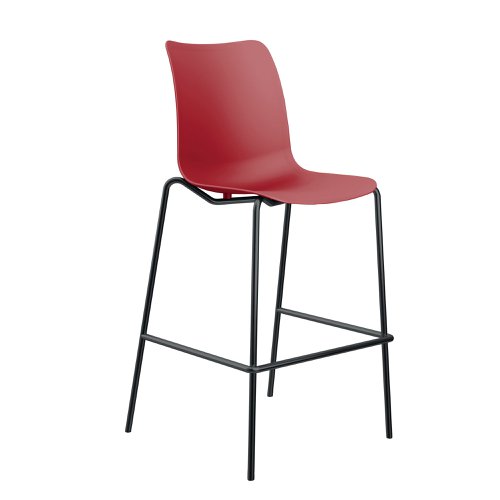 Jemini Flexi High Stool Red KF81069