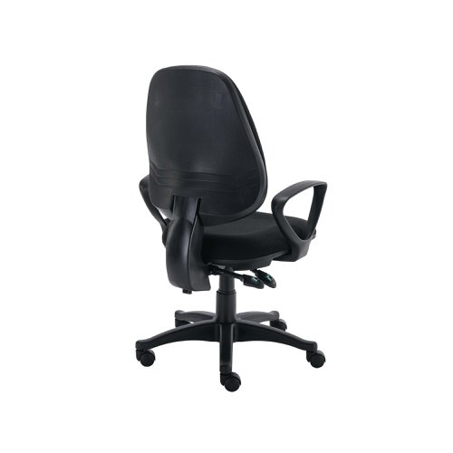 Astin Nesta Operator Chair with Fixed Arms 590x900x1050mm Black KF810947