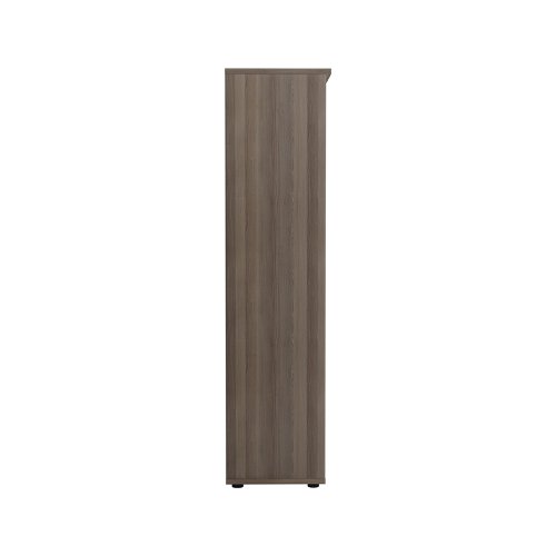 Jemini Wooden Bookcase 800x450x1800mm Grey Oak KF810995 | VOW