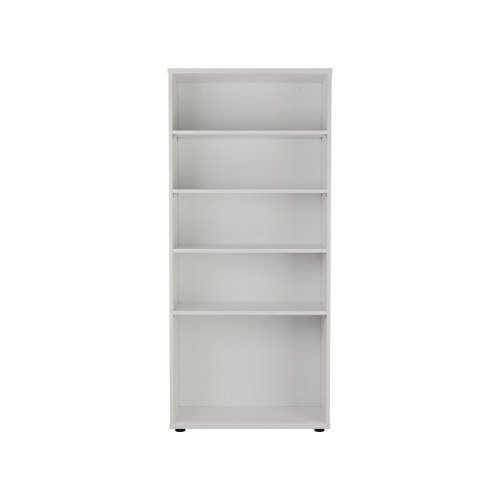 Jemini Wooden Bookcase 800x450x1800mm White KF811022