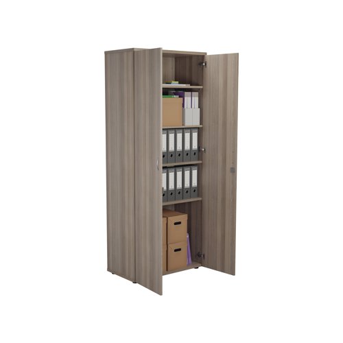 Jemini Wooden Cupboard 800x450x2000mm Grey Oak KF811060