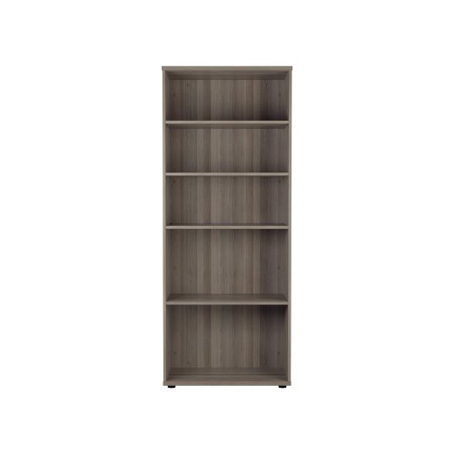 Jemini Wooden Bookcase 800x450x2000mm Grey Oak KF811169 | VOW