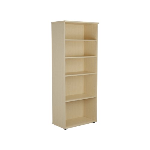 Jemini Wooden Bookcase 800x450x2000mm Maple KF811176