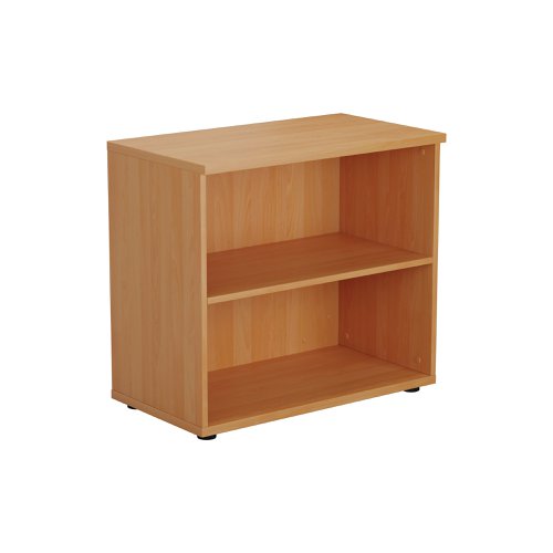 This Jemini Bookcase provides a convenient storage solution for organised office filing. Complete with one shelf, this bookcase is suitable for filing and storing lever arch and box files. The bookcase measures W800 x D450 x H700mm and comes in a beech finish to complement the Jemini furniture range.