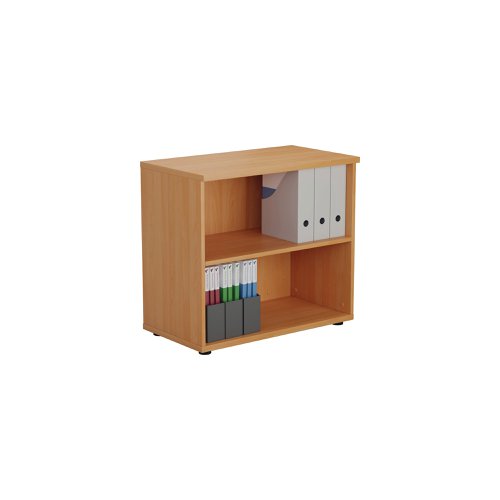 This Jemini Bookcase provides a convenient storage solution for organised office filing. Complete with one shelf, this bookcase is suitable for filing and storing lever arch and box files. The bookcase measures W800 x D450 x H700mm and comes in a beech finish to complement the Jemini furniture range.