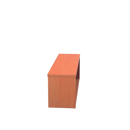 Jemini Reception Modular Straight Riser Unit 1200x315x400mm Beech KF816432