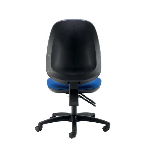 Cappela Campos High Back Posture Chair No Arms 2 Lever Mechanism Fabric Blue KF81987