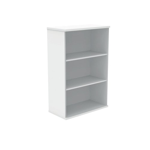 Polaris Bookcase 2 Shelf 800x400x1204mm Arctic White KF821106