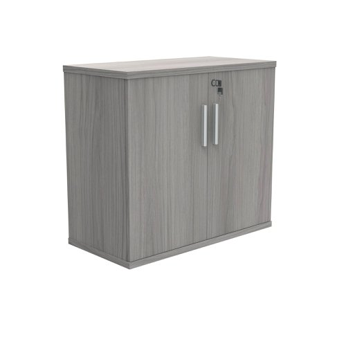 Polaris Cupboard Lockable 800x400x730mm Alaskan Grey Oak KF821336