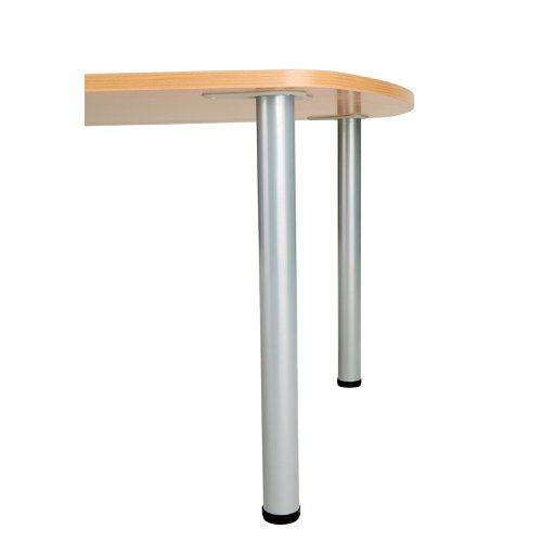 Jemini Boardroom Table Pole Leg 1800x1200x730mm Beech KF821823