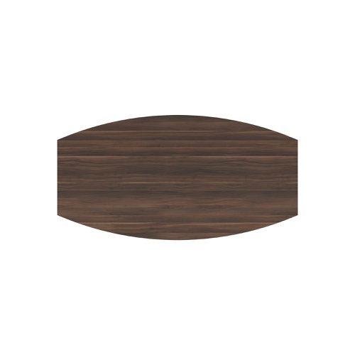 Avior Executive Boardroom Meeting Table 2400x1250x750mm Dark Walnut KF821908