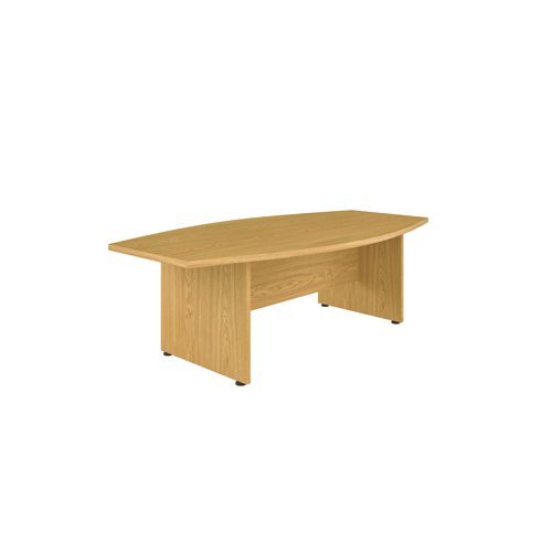 Avior Executive Boardroom Meeting Table 2400x1250x750mm Nova Oak KF821915