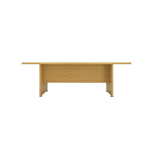 Avior Executive Boardroom Meeting Table 2400x1250x750mm Nova Oak KF821915