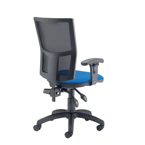 Jemini Medway High Mesh Back Operator Chair Adjustable Arms Royal Blue KF821939