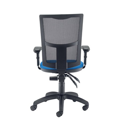 Jemini Medway High Mesh Back Operator Chair Adjustable Arms Royal Blue KF821939