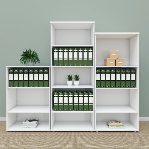 This Serrion Eco 18 Premium Bookcase has an attractive, clean style and is designed with economy in mind. It has three shelves and measures W750 x D400 x H1600mm.